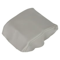 cciyu Leather Center Console Lid Armrest Cover Replacement fit for 2006-2014 For Honda Ridgeline Gray