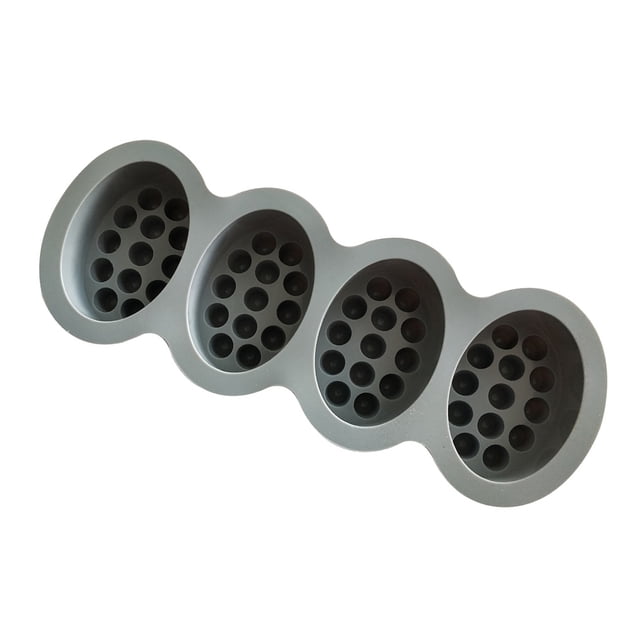 Moldes De Silicona Para Jabón, Barra De Terapia Hecha A Mano Con 4 Compartimentos, Suministros Para Hacer Jabones, Herramienta Moldeadora, Uso Doméstico Para Salón De Belleza Diy Speravity HA025980-02