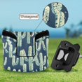 thumbnail image 6 of Haosy Cartoon Cactus Golf Mallet Putter Cover Strong Magnetic Leather Golf Club Headcover Closure, 6 of 7