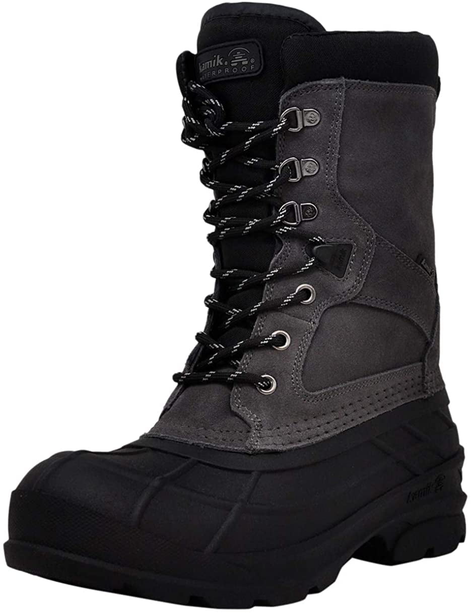 Kamik Men's Nationplus Boot, Charcoal 11 M US | Walmart Canada