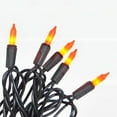thumbnail image 1 of Harvest String Lights Halloween Black Wire Outdoor 12 ft Orange, 1 of 1