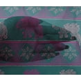 thumbnail image 4 of oneOone Viscose Chiffon Fabric Floral & Elephant Block Printed Fabric 1 Yard 42 Inch Wide, 4 of 4