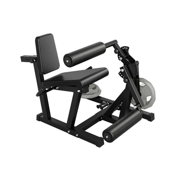 4-in-1 Leg Extension & Twist Machine - Black Heavy Duty Home Gym Equipment with 700LBS Capacity for Leg Press, Squat, Calf Raise & Hamstring Exercises