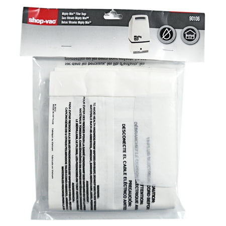 

Shop Vac Might Mini Paper Vacuum Bags 90106