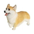 thumbnail image 3 of Petorama Handmade Walking Corgi Resin Statue 1-4 in Cream, 3 of 7
