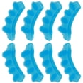 thumbnail image 4 of 4 pares de separadores de dedos de gel de sílice para 2 dedos, corrección de juanetes, alivio del dolor, herramienta ortopédica, azul, tamaño promedio, 4 of 14