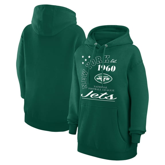 Unisex Starter  Green New York Jets Arch Team Fleece Pullover Hoodie