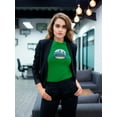 thumbnail image 2 of Skyline Badge Miami City Women Kelly Green T-Shirt, Female x-Large, 2 of 4
