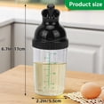 thumbnail image 2 of GIXUSIL Reusable Salad Dressing Measure Bottle,6.7x2.2In Durable Black Salad Dressing Mixer Dispenser,Leak-free,Soft Grip,Dishwasher Safe, 2 of 6