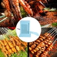 thumbnail image 6 of Barbecue Grill—New Arrivals Up to 50% Off! Fdelink Skewer Bbq Artifact Blue, Barbecue Skewers Meat Skewer Tool 49 Hole Kebab Making Box Bbq Grill Beef Meat Slicer Kebab Maker Kit, 6 of 9