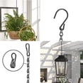 thumbnail image 6 of 6 Pcs Metal Chain for Hanging Plants,Waterproof S Hook Design for Patio Bird Feeders Garden Planters Outdoor Decor Hanging 11.4 Inch, 6 of 9