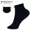 thumbnail image 4 of Alpine Swiss Mens Ankle Socks 8 Pack Cotton Athletic Performance Socks for Men Moisture-Wicking Cushioned Quarter Length Socks Reinforced Heel & Toe, 4 of 5