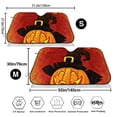 thumbnail image 3 of Haiem Halloween Pumpkin Car Windshield Sun Shade - Blocks UV Rays Sun Visor Protector, Sunshade to Keep Your Vehicle Cool, Universal Fit SUV Van Sedan-Small, 3 of 7