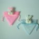 thumbnail image 3 of Bolsas grandes triangulares de organza con cordón ajustable, ideales para regalar huevos de Pascua con forma de conejito. Rosado, 3 of 9