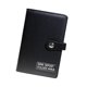 thumbnail image 4 of Carpeta de cuero sintético recargable con cierre de hebilla, económica Negro, 4 of 9