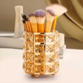 thumbnail image 2 of Leodye 1PCS Large Capacity Makeup Brush Storage Box Dustproof Pen Holder with Lid Plastic Cylindrical Organizer -4.72x 4.33 in, 2 of 9