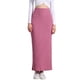 thumbnail image 1 of Falda Midi de Punto Inspire Chic para Mujer, Falda Cuerpo Ajustado de Cintura Alta, Talla XL, Rosa, 1 of 6