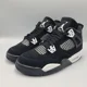 thumbnail image 3 of Ni - ke Air Jordan 4 Retro White Thunder Men’s Basketball Shoes FQ8213-001 Size 7Y, 3 of 5