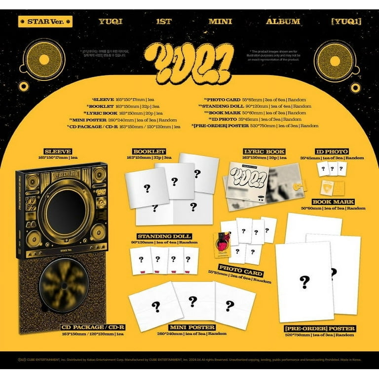 YUQI ((G)I-DLE) - YUQ11st Mini Album (STAR Version) CD