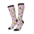 thumbnail image 2 of Easygdp Different Avocados Soccer Socks Sport Knee High Socks Calf Compression Athletic Socks for Men and Women, 2 of 9