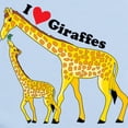 thumbnail image 2 of CafePress - I Love Giraffes Long Sleeve Infant Bodysuit - Long Sleeve Cotton Baby Bodysuit, 2 of 4
