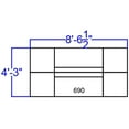 thumbnail image 6 of Flash Furniture Hercules Alon 6 Piece Reception Seating in Black, 6 of 6