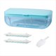 thumbnail image 2 of 48 Caja de Hielo de Gran Capacidad de Silicona Doble Almacenamiento de Hielo Caja de Hielo Hielo Congelado Artefacto de Refrigerador con Tapa Azul, 2 of 5