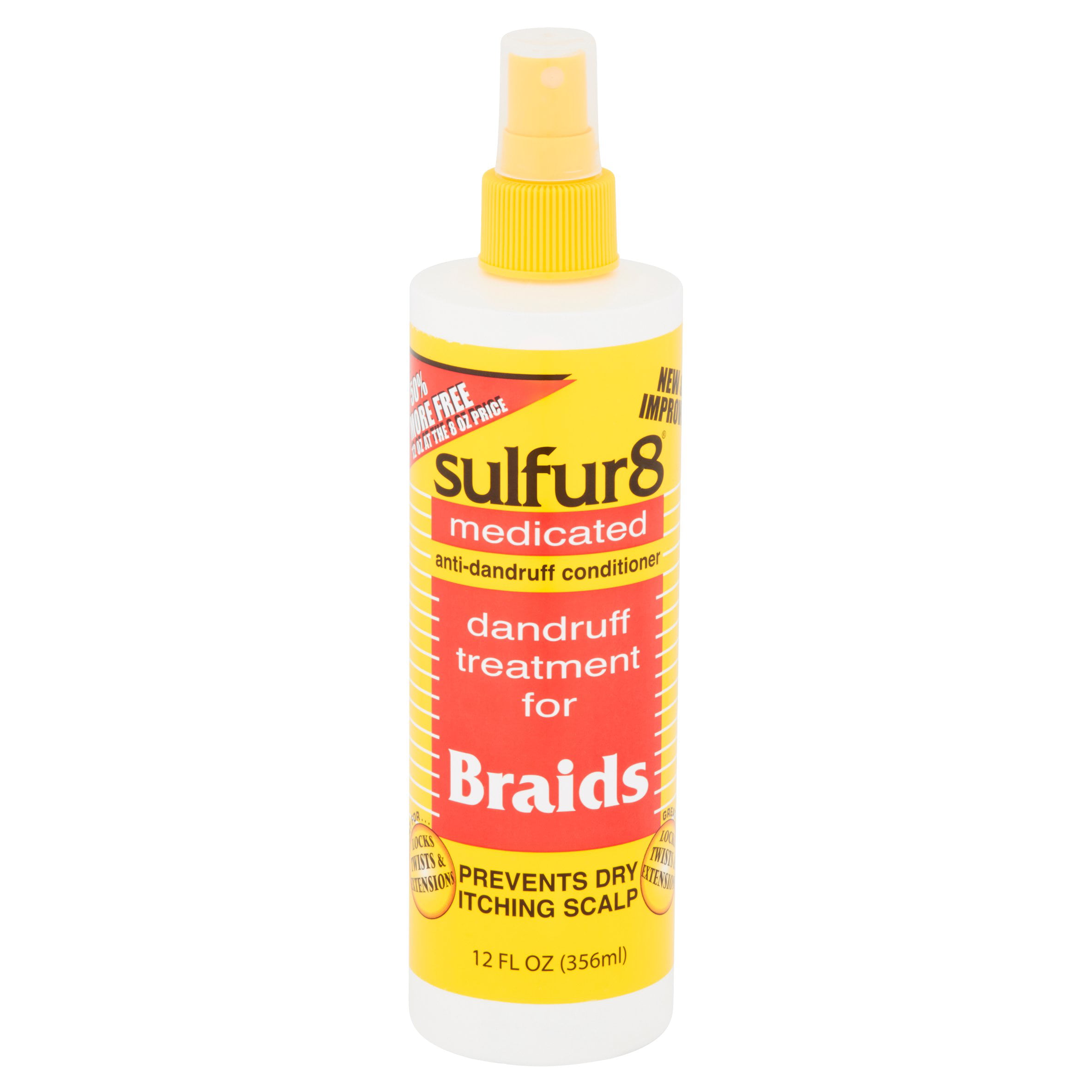 Sulfur8 Dandruff Treatment For Braids 12 Fl Oz Walmartcom