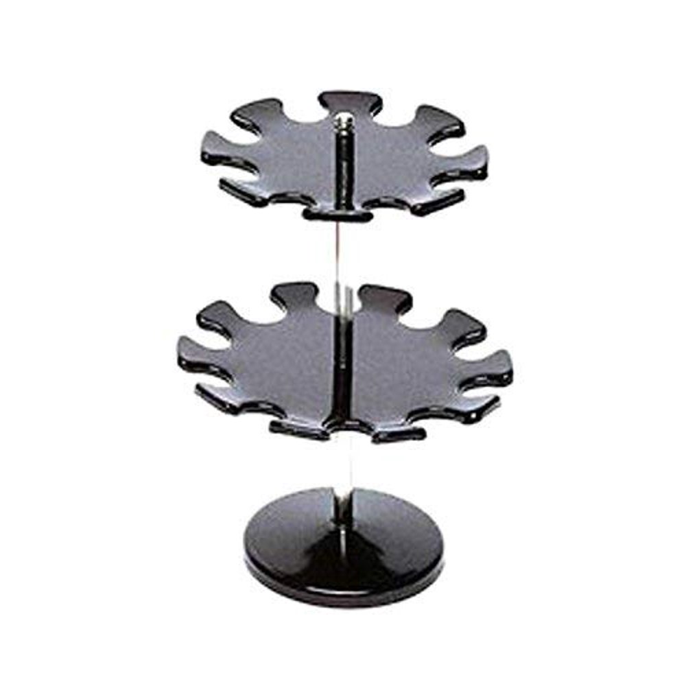 Revolving Stamp Rack, Holds 14 Stamps, Two Tiers