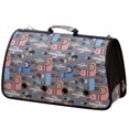 thumbnail image 2 of Pet Carrier Foldable Breathable Alpaca Pattern Pet Travel Carrier for Cats Dogs, 2 of 8