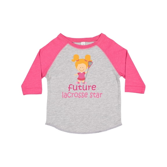 Inktastic Future Lacrosse Star Girl Girls Toddler T-Shirt