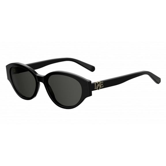 MOSCHINO MOL014-G-S-0807-IR-55  Sunglasses Size 55mm 140mm 17mm Black Brand New