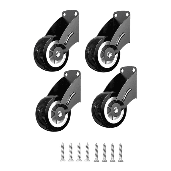 New Arrivals 4-Pack 2inch Gate Wheels, Anti-Sag Door Bottom Support Anti-Friction Casters Repair Dropping Wooden Doors