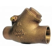 Milwaukee Valve Swing Y Check Valve,3.25 in Overall L 1509Y 3/4