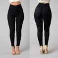 thumbnail image 3 of High Waist Stretch Jeans Slim Pencil Trouser Women Clothing Pants Sexy Women Lady Denim Skinny Pants Black Size XL, 3 of 4