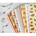 thumbnail image 6 of Soimoi 8 Pc Fat Quarter Bundle,Summer Tropical FruitsPrint 18"x 22"DIY Patchwork-100% CottonPre-Cut Quilting Fabric Multicolor, 6 of 7
