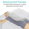 thumbnail image 4 of Vive Moist Heating Pad, Electric Heated Wrap for Heat Therapy on Back, Knee, Shoulder, Neck Pain, Period Menstrual Cramps, Cats, Dogs, Pets - Portable  (12" x 15"), 4 of 9