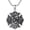 C01-St Florian, variant on 925 Sterling Silver St Michael/St Christopher Oval Round Medal Archangel Cross Necklace with 22”+2” Chain