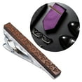 thumbnail image 6 of Men Tie Bar Clip Metal Walnut Necktie Clips for Daily Life Shirts Decor Square Square Triangle, 6 of 8
