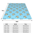 thumbnail image 3 of Sikiie Sea Turtle Ultra-Soft Micro flannel Blanket Luxury All Seasons Warm Blanket for Bedding Sofa and Travel (4 sizes)-50"x40", 3 of 7
