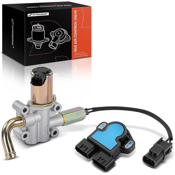 A-Premium Idle Air Control Valve IAC Throttle Position Sensor TPS Compatible with Nissan Frontier 1999-2004, Pathfinder 1999-2000, Xterra 2000-2004 & Infiniti QX4 1999-2000 & Mercury Villager 3.3L