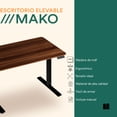 thumbnail image 2 of Mubson Escritorio Elevable Gamer u de Oficina Mako. Escritorio con Altura Ajustable Automática, 2 of 5