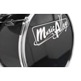 thumbnail image 3 of Batería Music Alley Kids de 3 piezas con pedal Throne Cymbal, color negro, 3 of 7