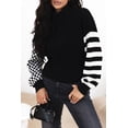 thumbnail image 1 of FOLUNSI Essential Plaid Turtleneck - Cozy & Stylish Knit, 1 of 8