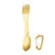 thumbnail image 5 of Spork multifuncional Naiovety 5 en 1 de acero inoxidable dorado 2piezas, 5 of 6