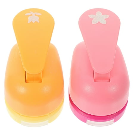 

2 Pcs Paper Cutter Wellies for Kids Dicrool Puncher Shape Christmas Hole Scrapbook Student Child