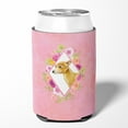 thumbnail image 2 of Carolines Treasures CK4154CC Italian Greyhound Pink Flowers Can or Bottle Hugger Can Hugger multicolor, 2 of 5