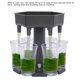 thumbnail image 5 of Liquid Dispenser Holder 6 Shots Liquor Dispenser Rack Wine Beer Drinking Tool Bar Accessory(Gray Transparent Cup ), 5 of 5