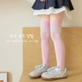thumbnail image 5 of Girls Knee Length Socks Comfortable & Breathable Socks Elastic Over the Knee Socks Comfortable Party Socks for Ages 3 12, 5 of 9