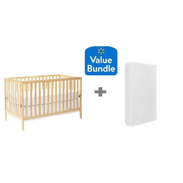 Concord Baby Devon 4 in 1 Convertible Crib + Bonus Twinkle Twinkle Crib Mattress